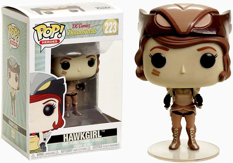Pop DC Heroes 3.75 Inch Action Figure DC Bombshells - Hawkgirl #223