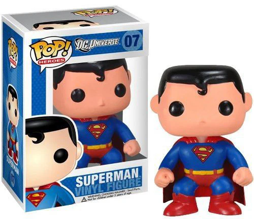 Pop DC Heroes 3.75 Inch Action Figure DC Universe - Superman #07