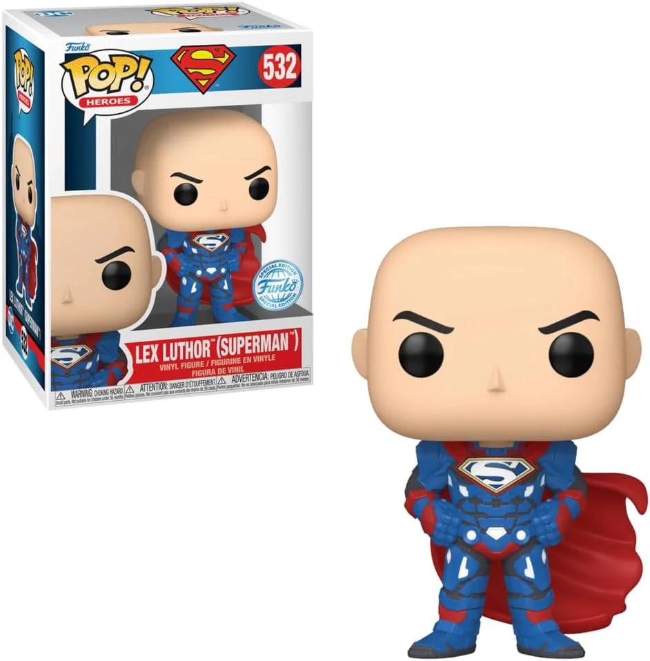 Pop DC Heroes Superman 3.75 Inch Action Figure Exclusive - Lex Luthor Superman #532