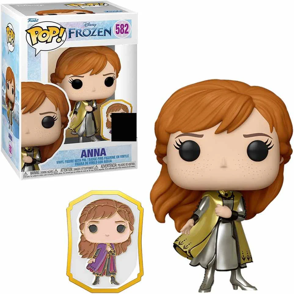 Pop Disney Frozen 3.75 Inch Action Figure Exclusive - Anna with Pin #582
