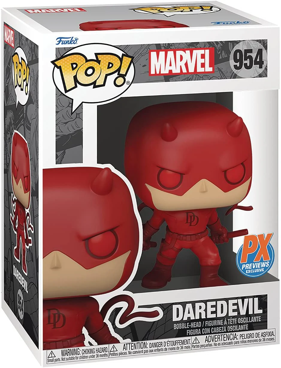 Pop Marvel 3.75 Inch Action Figure Exclusive - Daredevil #954 (Sub-Standard Packaging)
