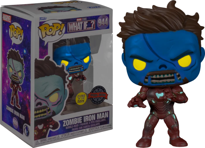 Pop Marvel What If 3.75 Inch Action Figure Exclusive - Zombie Iron Man #944