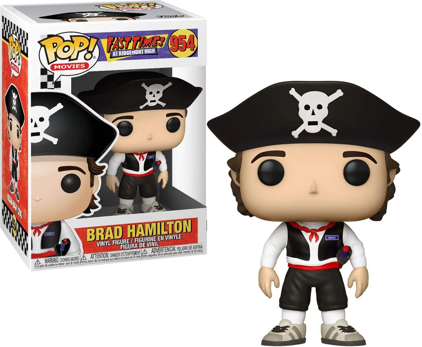 Pop Movies Fast Times at Ridgemont High 3.75 Inch Action Figure - Brad Hamilton #954 (Sub-Standard Packaging)
