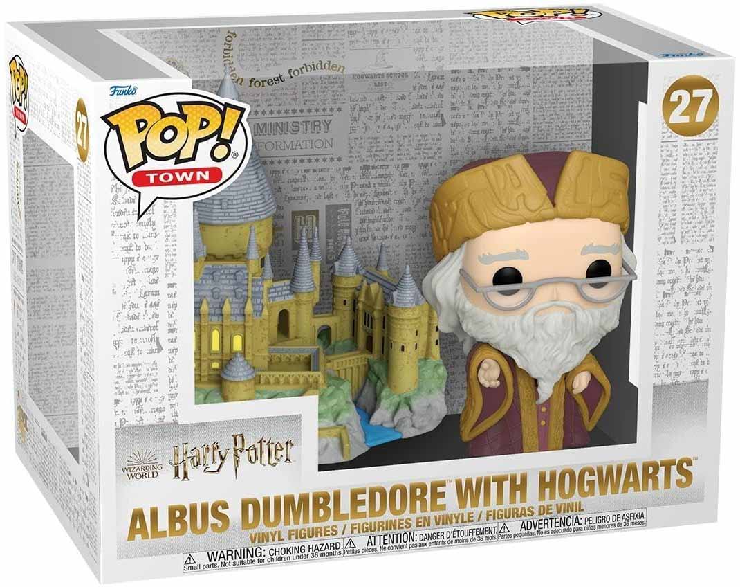 Pop Movies Harry Potter 3.75 Inch Action Figure Deluxe - Albus Dumbledore with Hogwarts #27 (Non Mint Packaging)