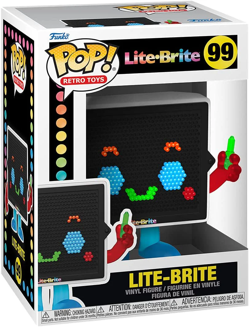 Pop Retro Toys Lite-Brite 3.75 Inch Action Figure - Lite-Brite #99