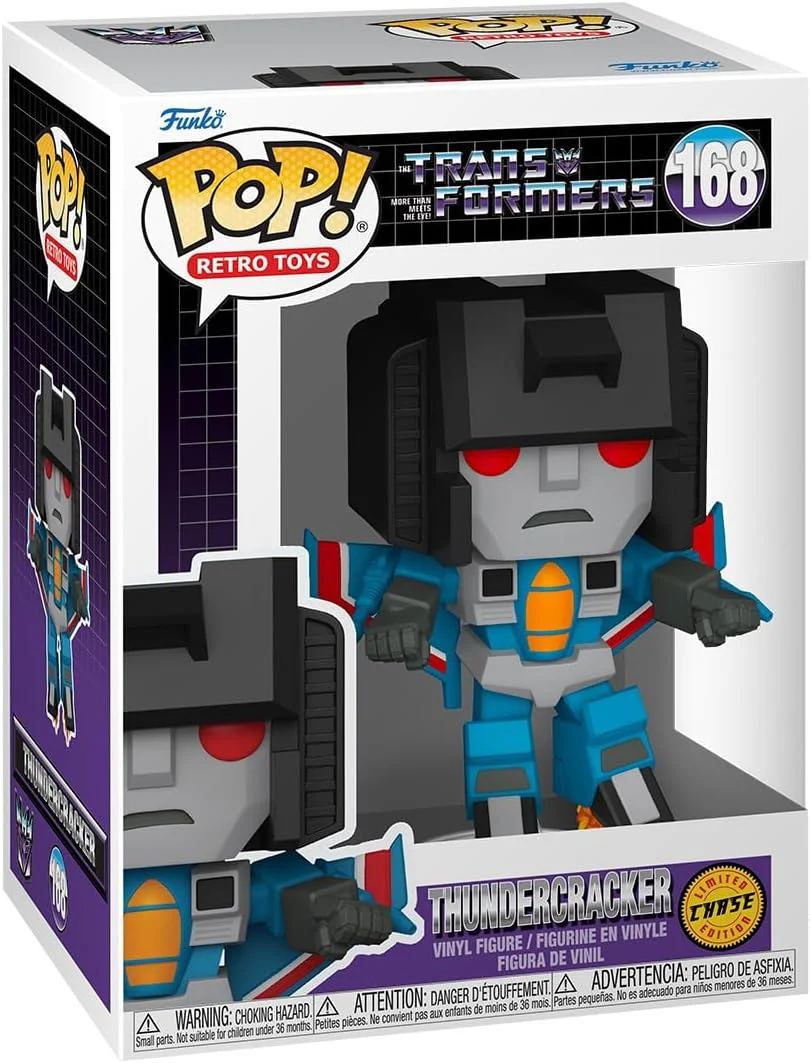 Pop Retro Toys Transformers 3.75 Inch Action Figure Exclusive - Thundercracker #168 Chase