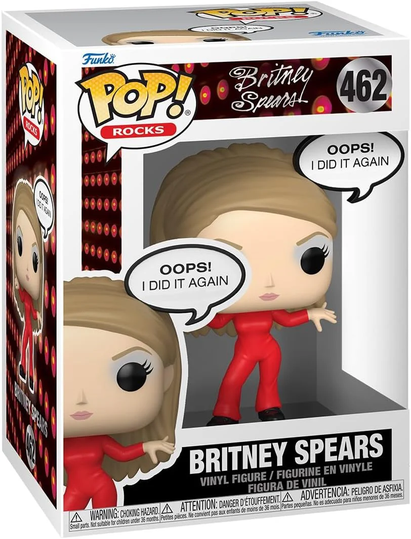 Pop Rocks Britney Spears - Oops, I Did It Again 3.75 Inch Action Figure - Britney Spears #462