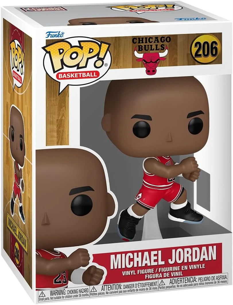 Pop Sports NBA Basketball 3.75 Inch Action Figure - Michael Jordan 1989 #206