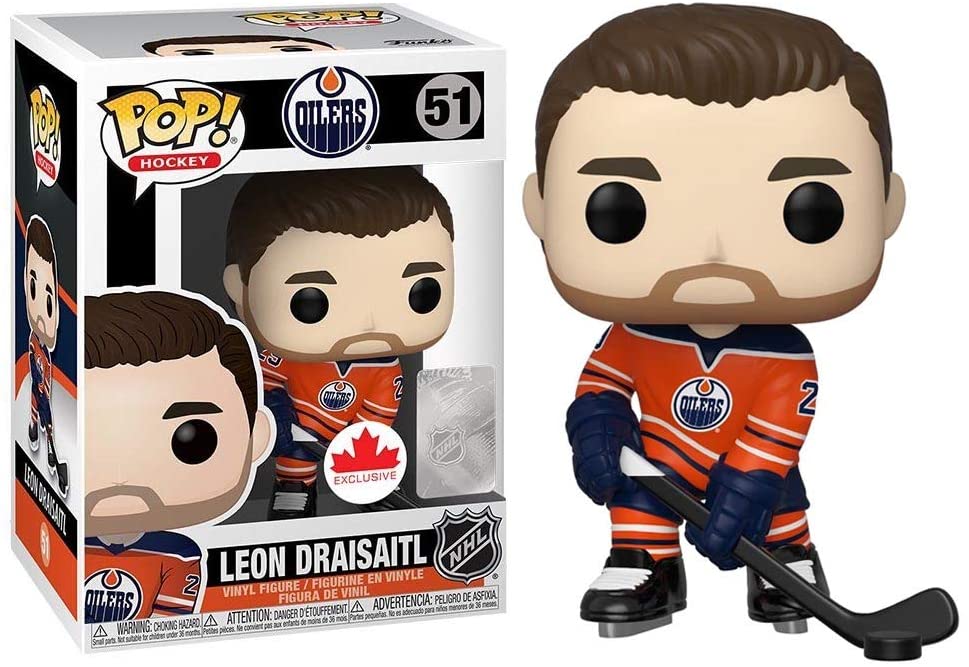 Pop Sports NHL Hockey 3.75 Inch Action Figure Edmonton Oilers - Leon Draisaitl #51 (Sub-Standard Packaging)