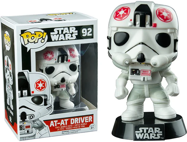Pop Star Wars 3.75 Inch Action Figure - At-At Driver #92