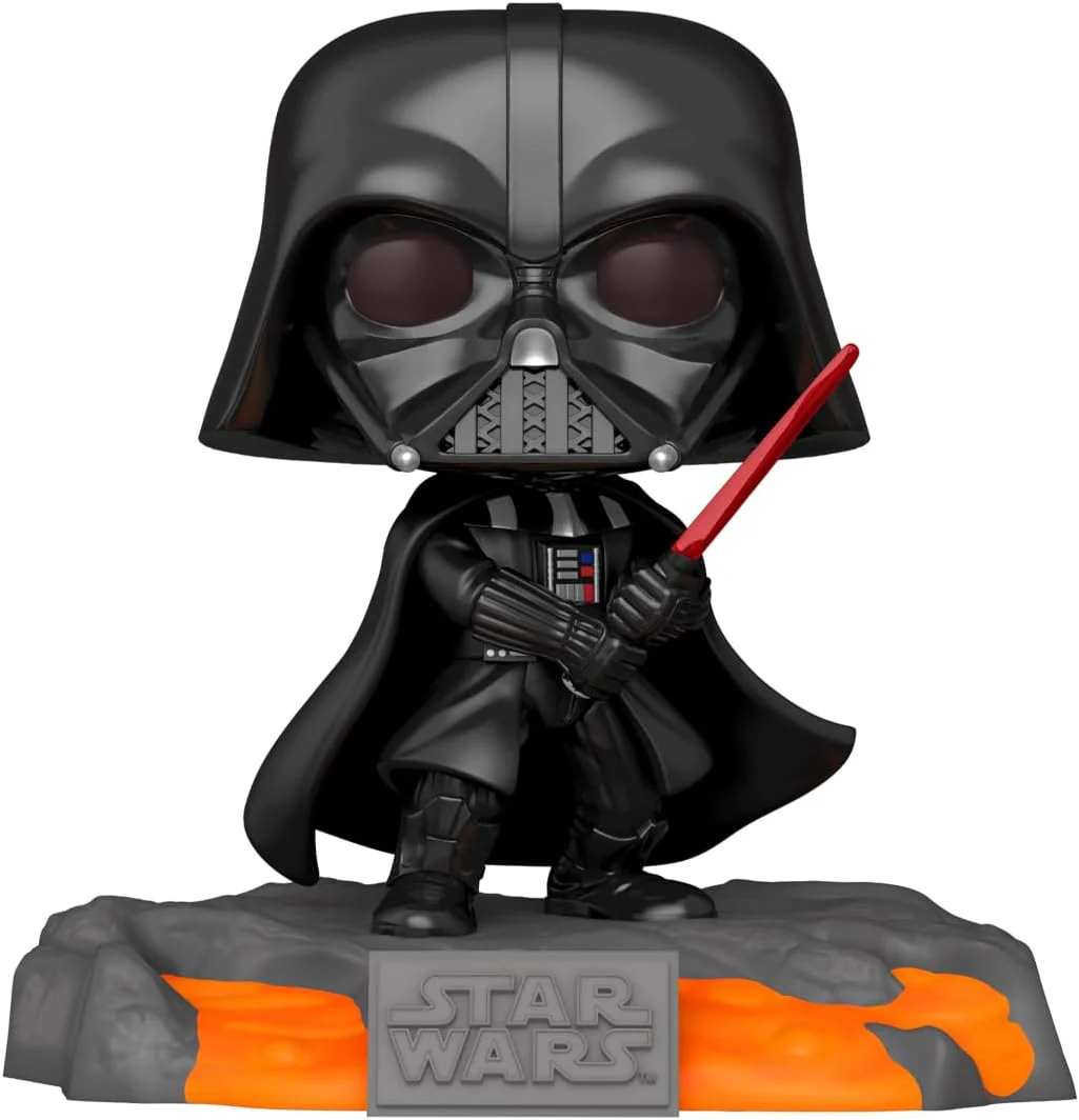 Pop Star Wars 3.75 Inch Action Figure Deluxe Exclusive - Darth Vader With Base #523