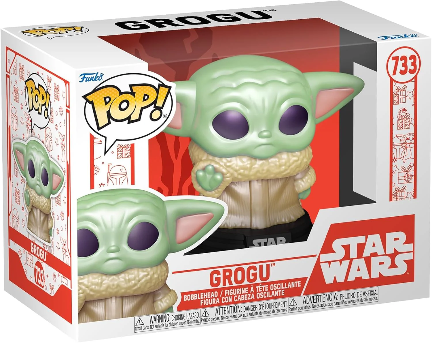 Pop Star Wars 3.75 Inch Action Figure - Grogu #733