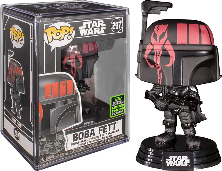 Pop Star Wars 3.75 Inch Action Figure Star Wars - Boba Fett Futura #297 Exclusive