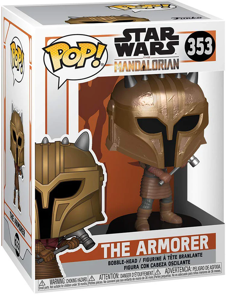 Pop Star Wars 3.75 Inch Action Figure The Mandalorian - The Armorer #353