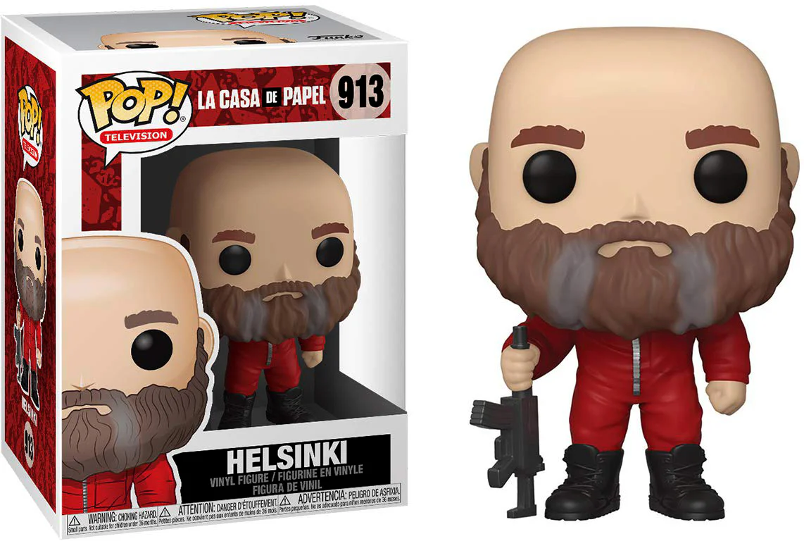 Pop Television 3.75 Inch Action Figure La Casa De Papel - Helsinki #913 (Sub-Standard Packaging)