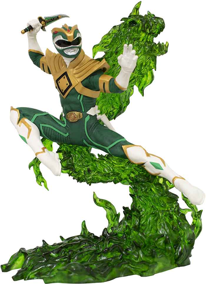 Power Rangers Gallery 10 Inch Statue Figure - Green Ranger - Image 2