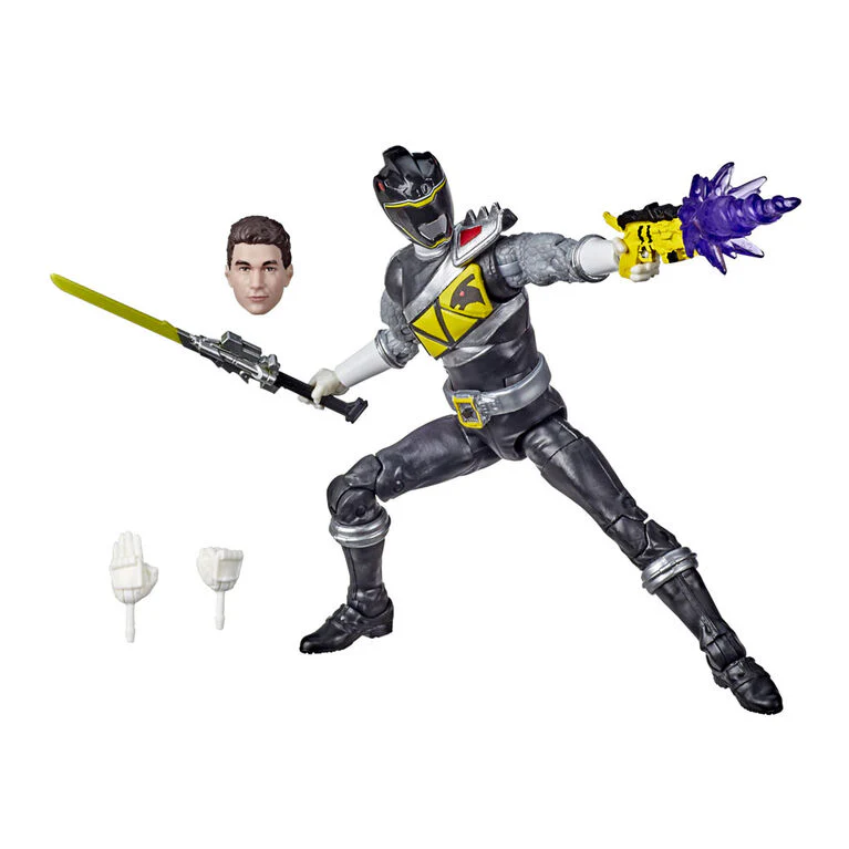 Power Rangers Lightning Collection 6 Inch Action Figure - Dino Charge Black Ranger - Image 2