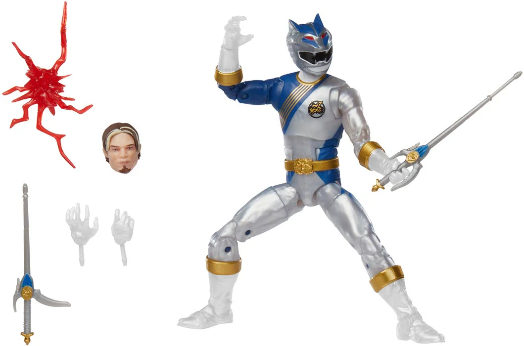 Power Rangers Lightning Collection 6 Inch Action Figure Wave 11 - Wild Force Lunar Wolf Ranger - Image 2