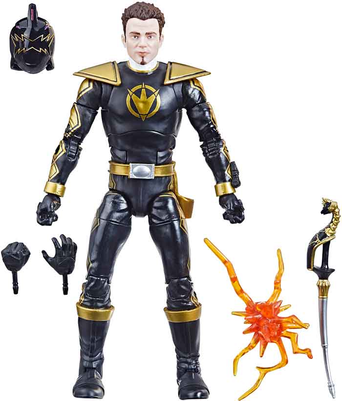 Power Rangers Lightning Collection 6 Inch Action Figure Wave 14 - Dino Thunder Black Ranger - Image 2