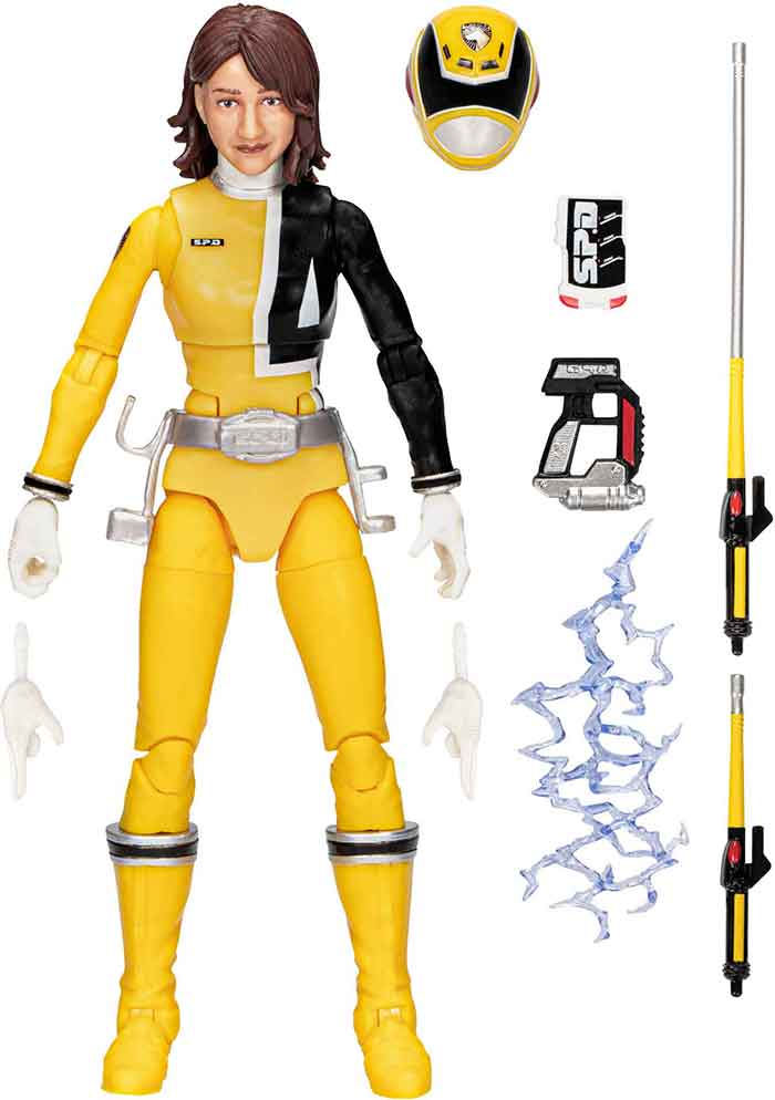 Power Rangers Lightning Collection 6 Inch Action Figure Wave 16 - S.P.D. Yellow Ranger - Image 2
