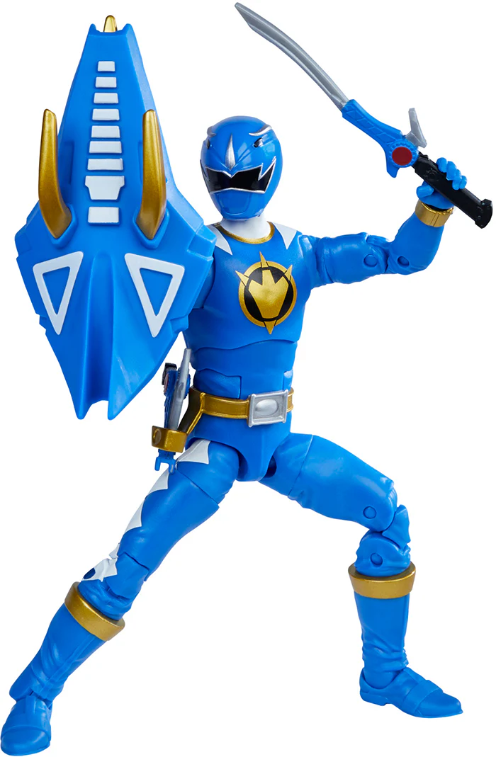 Power Rangers Lightning Collection 6 Inch Action Figure Wave 8 - Dino Thunder Blue Ranger - Image 2