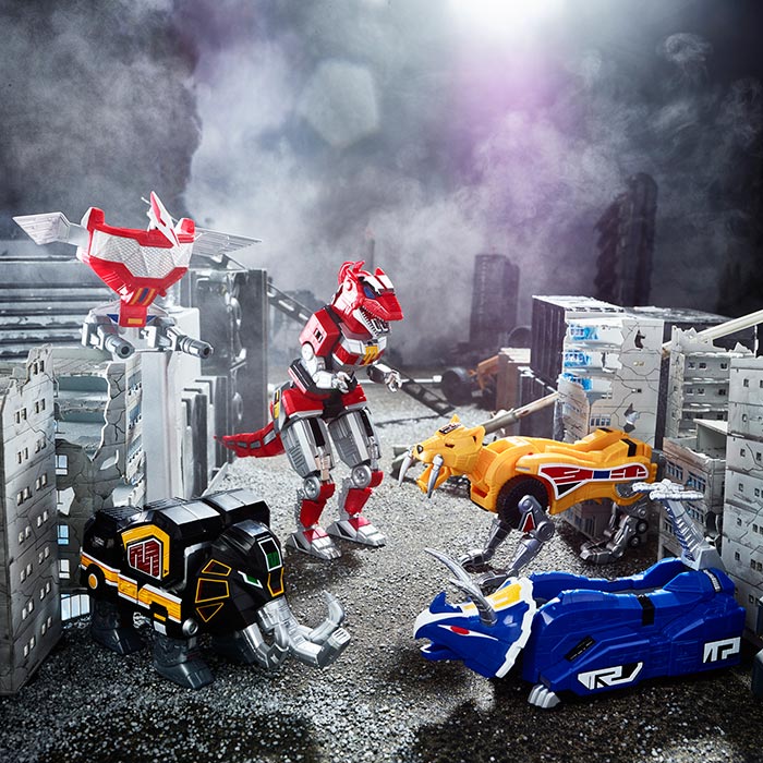 Power Rangers Lightning Collection 1/144 Scale Action Figure Zord Ascension Project - Dino Megazord MZ-0101 - Image 4