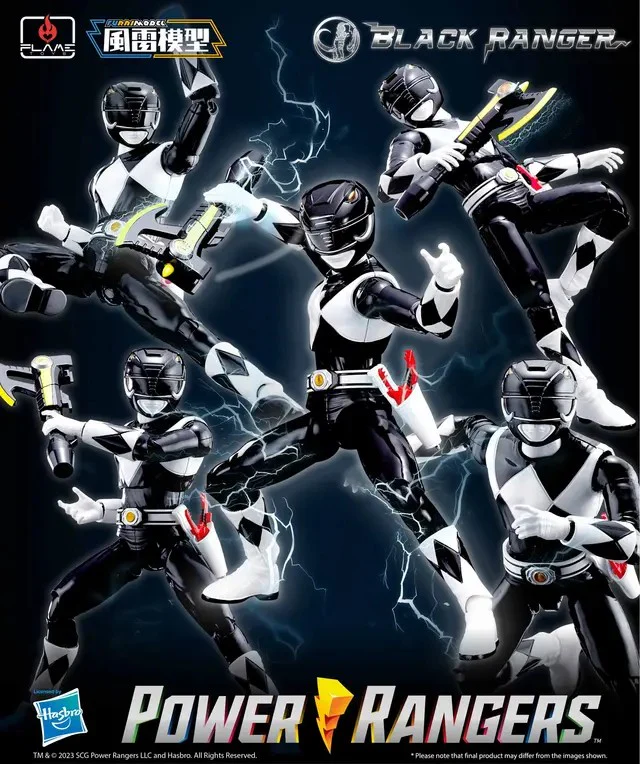 Power Rangers Mighty Morphin 6 Inch Model Kit - Black Ranger - Image 2