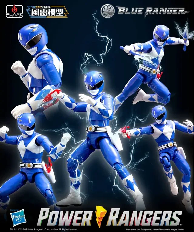 Power Rangers Mighty Morphin 6 Inch Model Kit - Blue Ranger - Image 2