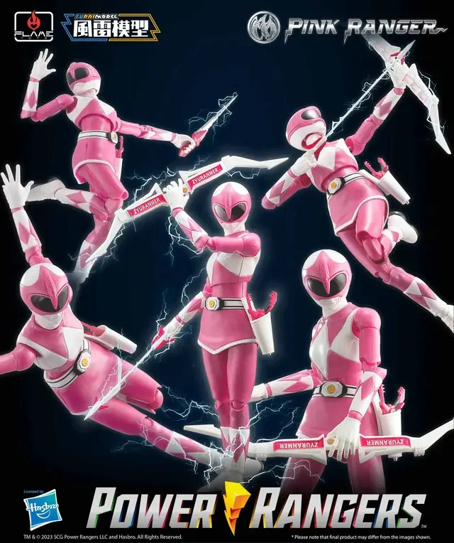 Power Rangers Mighty Morphin 6 Inch Model Kit - Pink Ranger - Image 2