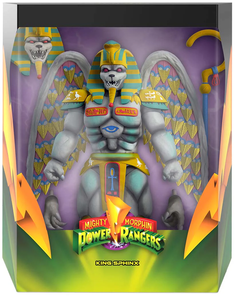 Power Rangers Mighty Morphin 7 Inch Action Figure Ultimates Wave 2 - King Sphinx - Image 2