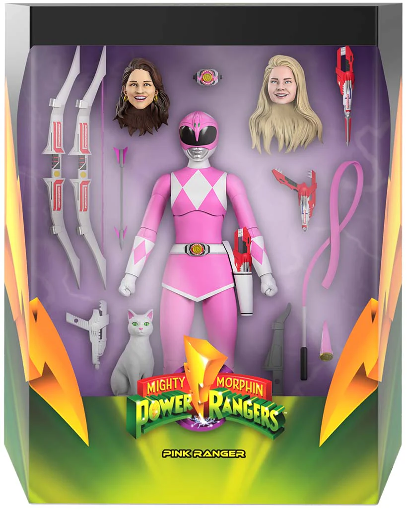 Power Rangers Mighty Morphin 7 Inch Action Figure Ultimates Wave 2 - Pink Ranger - Image 2