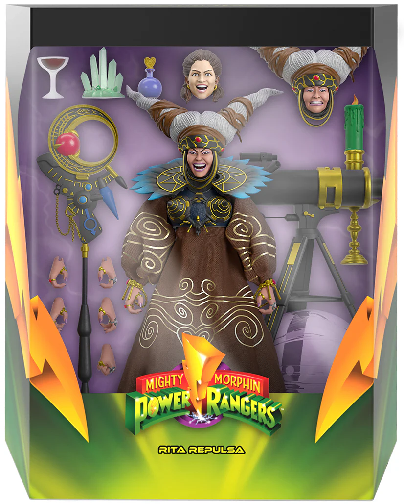 Power Rangers Mighty Morphin 7 Inch Action Figure Ultimates Wave 2 - Rita Repulsa - Image 2
