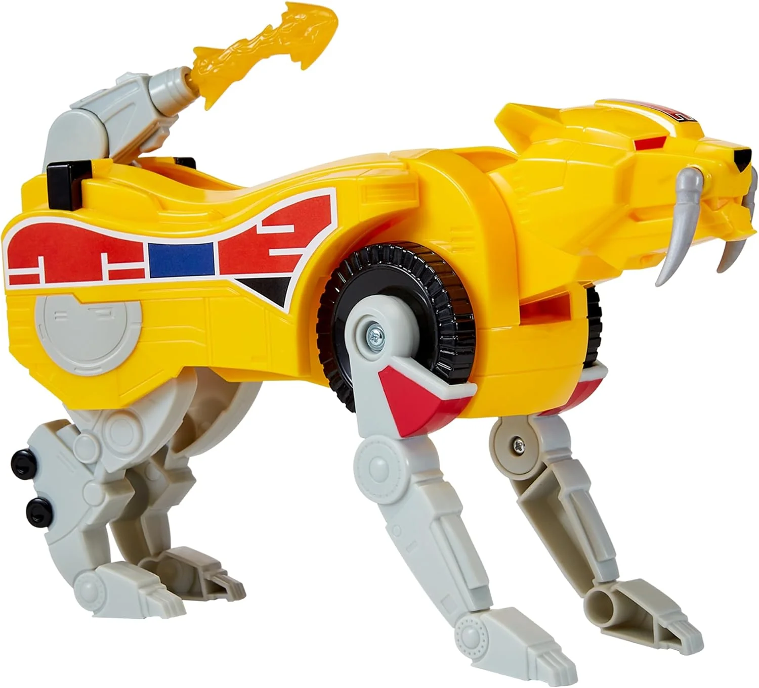 Power Rangers Re-Ignition 6 Inch Action Figure Combinable Megazord - Sabertooth Tiger - Image 2