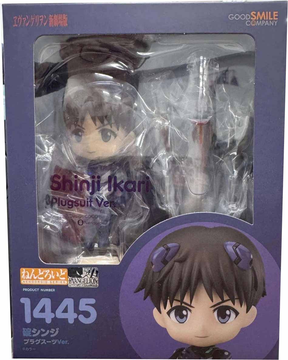 Rebuild of Evangelion 4 Inch Action Figure Nendoroid - Shinji Ikari Plugsuit Version #1445 Reissue (Pre-Order Ships May 2026)
