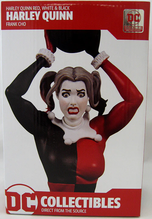 Red White & Black 8 Inch Statue Figure - Harley Quinn By Frank Cho - Image 2