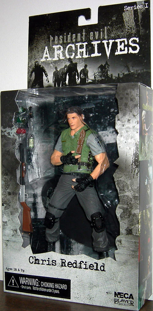 Resident Evil Archives 7 Inch Action Figure Series 1 - Chris Redfield