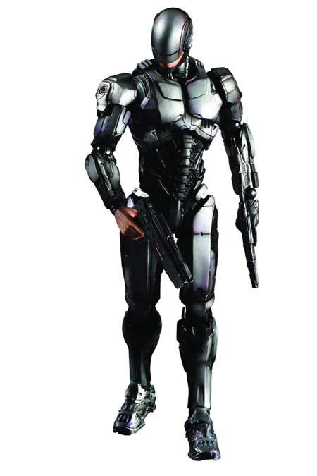 Robocop movie 2013 8 Inch Action Figure Play Arts Kai - Robocop 2013 Version 1.0 (Silver & Black Suit) (Shelf Wear Packaging)