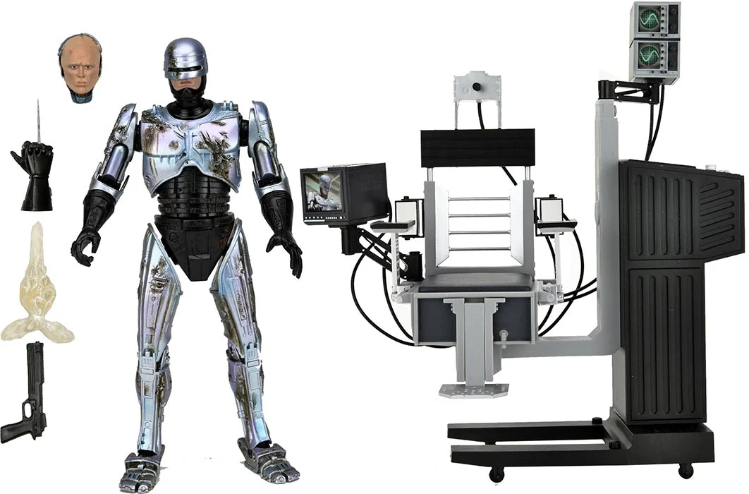 Robocop 7 Inch Action Figure Ultimate Deluxe - Battle Damaged Robocop with Chair - Image 2