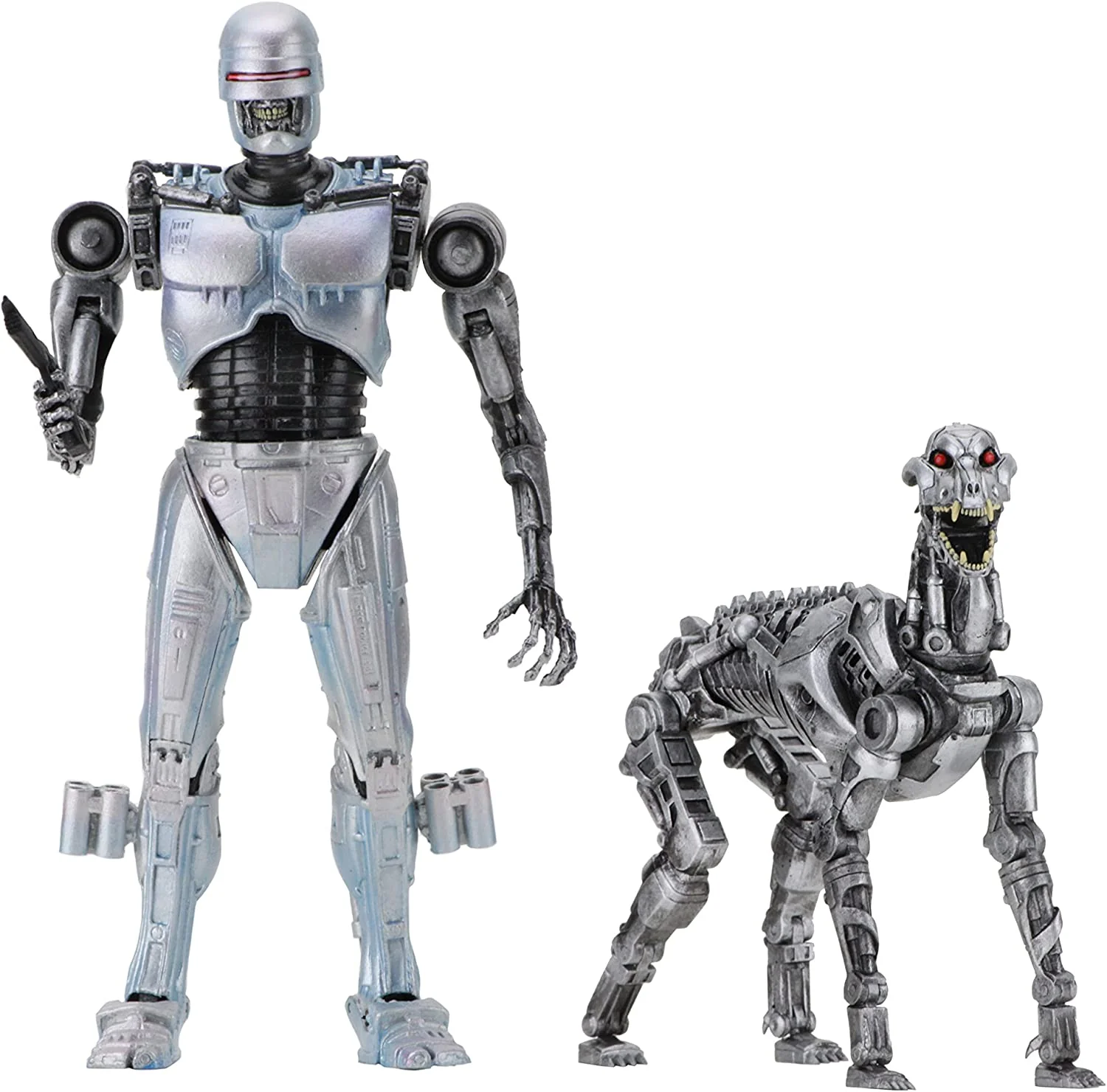 Robocop vs Terminator 7 Inch Action Figure 2-Pack - Endocop & Terminator Dog - Image 2
