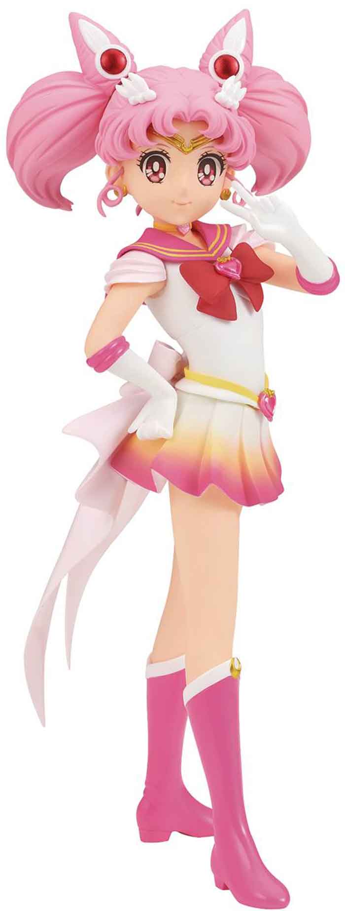 Sailor Moon 7 Inch Statue Figure Glitter & Glamours - Super Sailor Chibi - Image 2