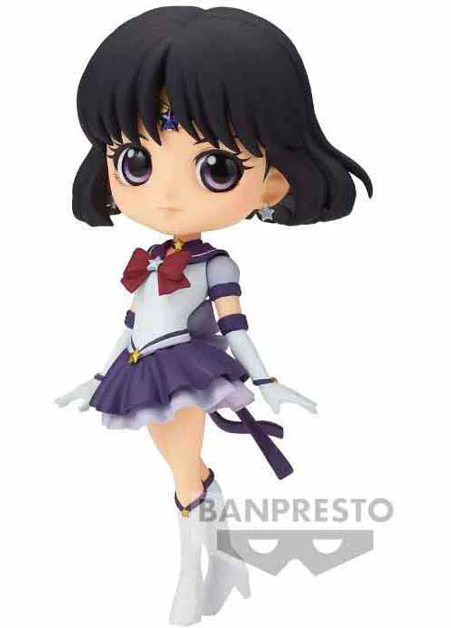 Sailor Moon Pretty Guardian 5 Inch Static Figure Q-Posket - Eternal Sailor Saturn Ver B - Image 2