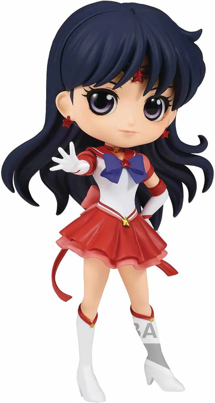 Sailor Moon Pretty Guardian 5 Inch Static Figure Q-Posket - Sailor Mars Version A - Image 2