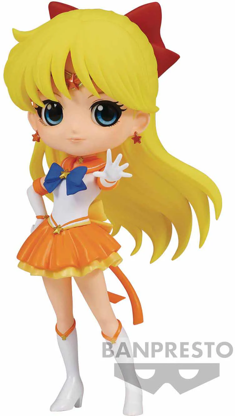 Sailor Moon Pretty Guardian 5 Inch Static Figure Q-Posket - Sailor Venus Version A - Image 2