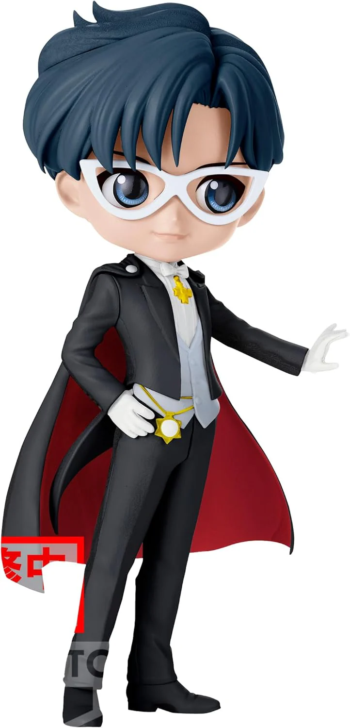 Sailor Moon Pretty Guardian 5 Inch Static Figure Q-Posket - Tuxedo Mask Ver A - Image 2