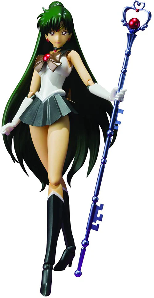 Sailor Moon 5 Inch Action Figure S.H. Figuarts - Sailor Pluto (Shelf Wear Packaging) - Image 2