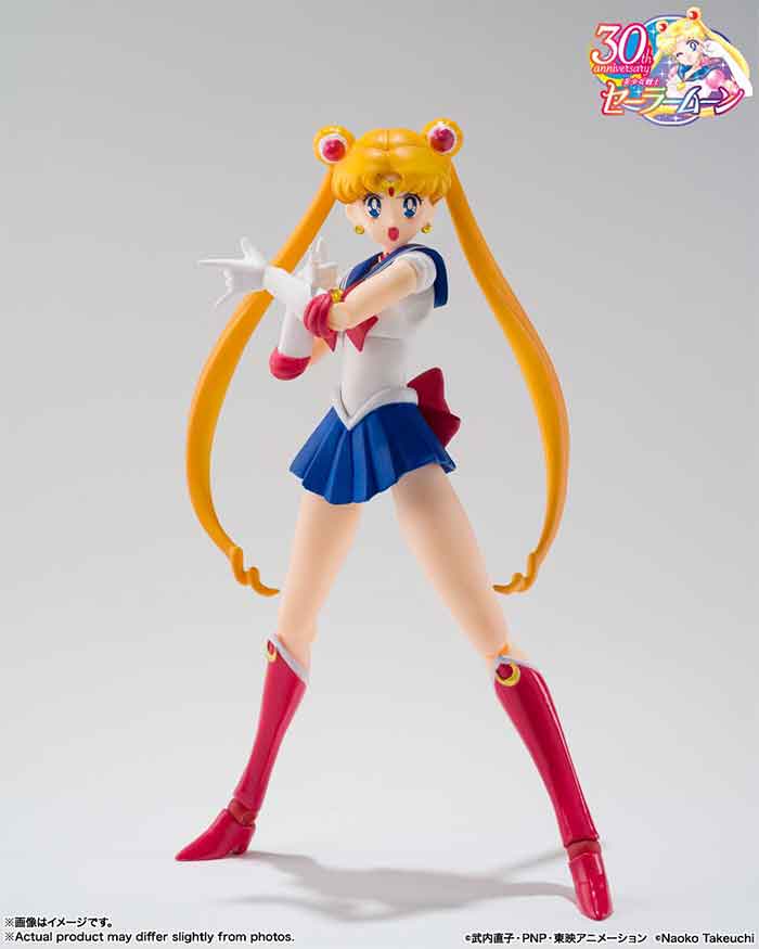 Sailor Moon 6 Inch Action Figure S.H. Figuarts Best Selection - Sailor Moon Animation Color Edition - Image 2