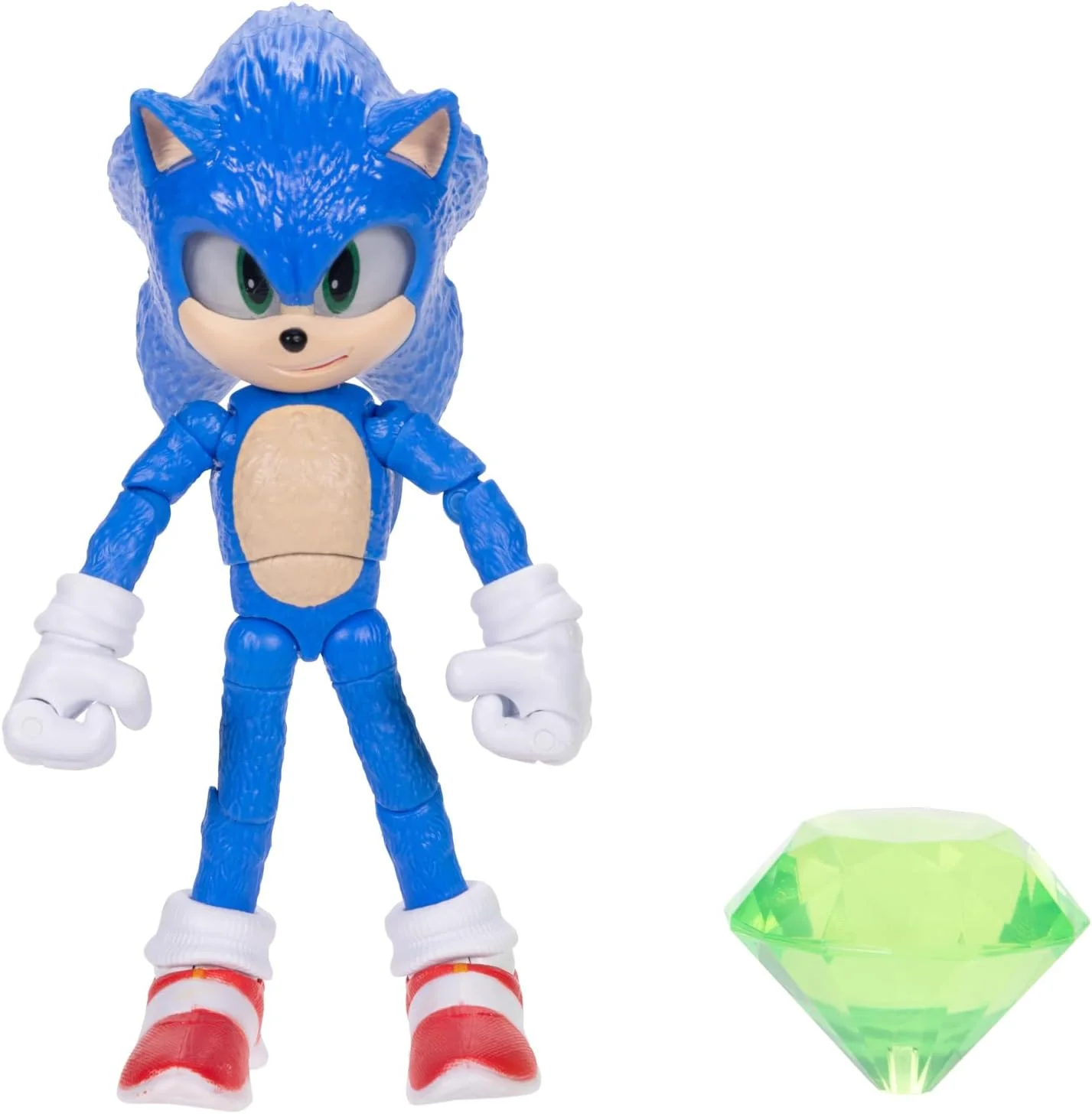 Sonic The Hedgehog Movie 5 Inch Action Figure Wave 3 - Sonic with Emerald - Image 2