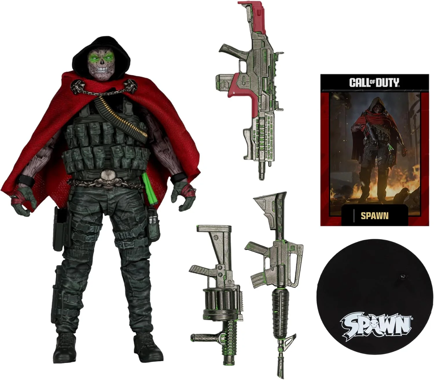 Spawn Call Of Duty 7 Inch Action Figure - Burned Spawn - Image 2