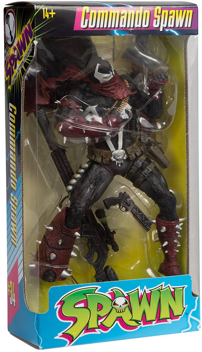 Spawn 7 Inch Action Figure Color Tops Series - Commando Spawn