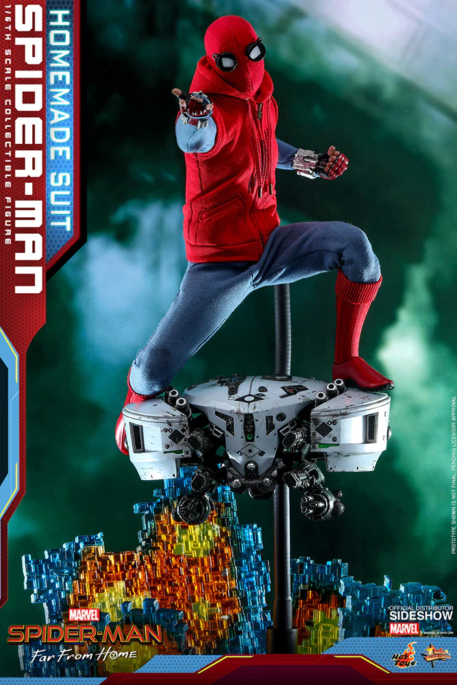 Spider-Man Far From Home 12 Inch Action Figure 1/6 Scale Series - Spider-Man Homemade Suit Hot Toys 905176 - Image 2